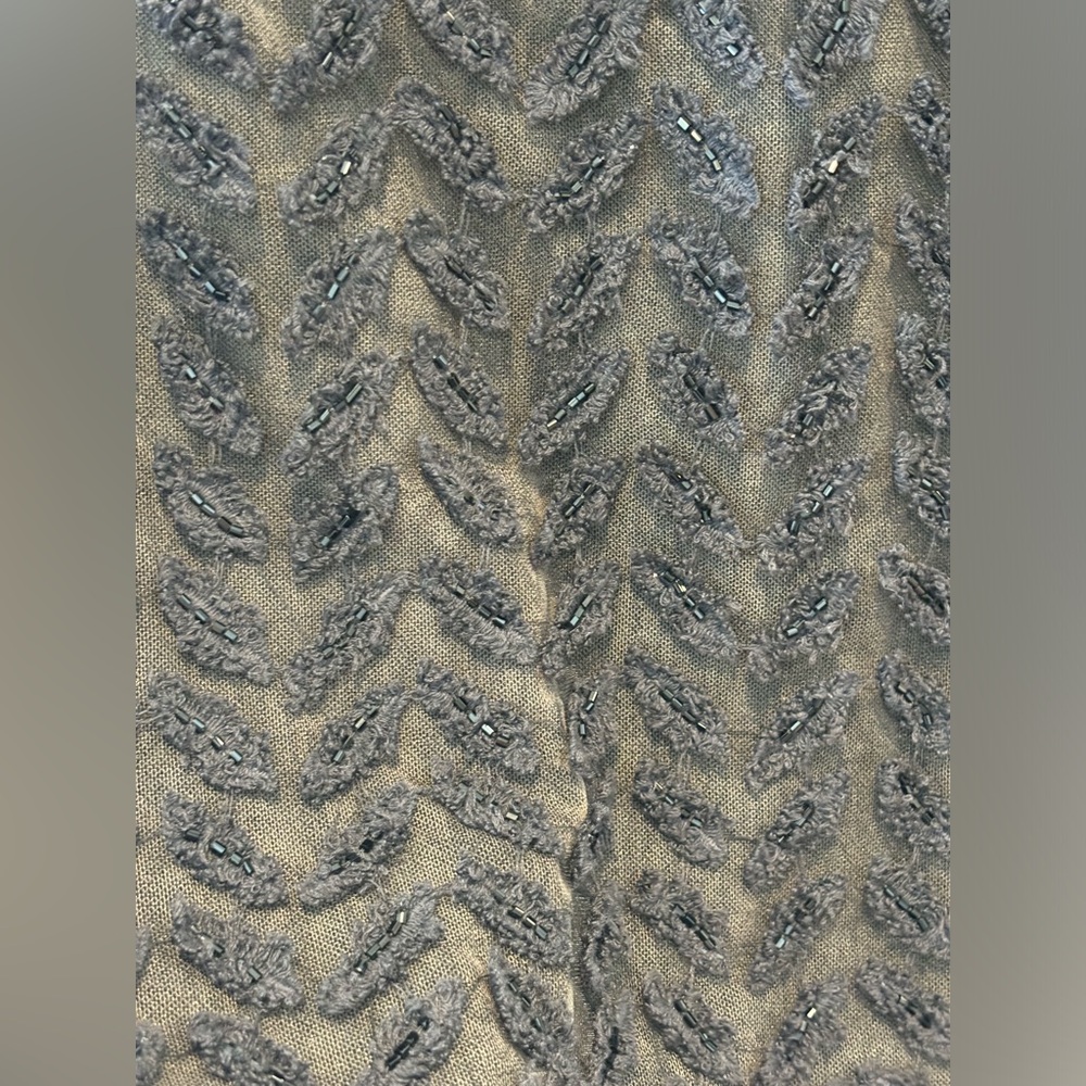 New ANTHROPOLOGIE TRACY REESE sheer beaded dress - Picture 3 of 5